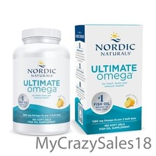 Nordic Naturals Ultimate Omega, Lemon Flavor - 180 Soft Gels