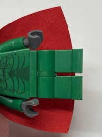 LEGO Space Police 3 Alien SQUIDMAN Minifig Green Monster Squid Man Red Cape 5980