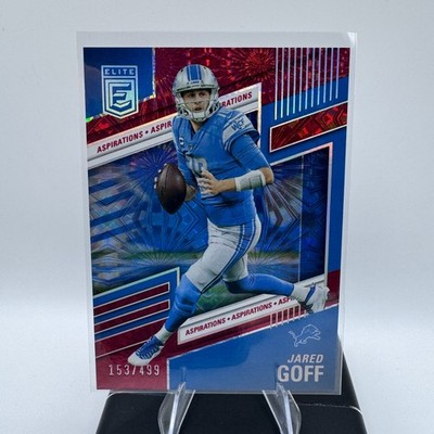2022 Panini Donruss Elite Aspirations Shimmer /499 Jared Goff #71
