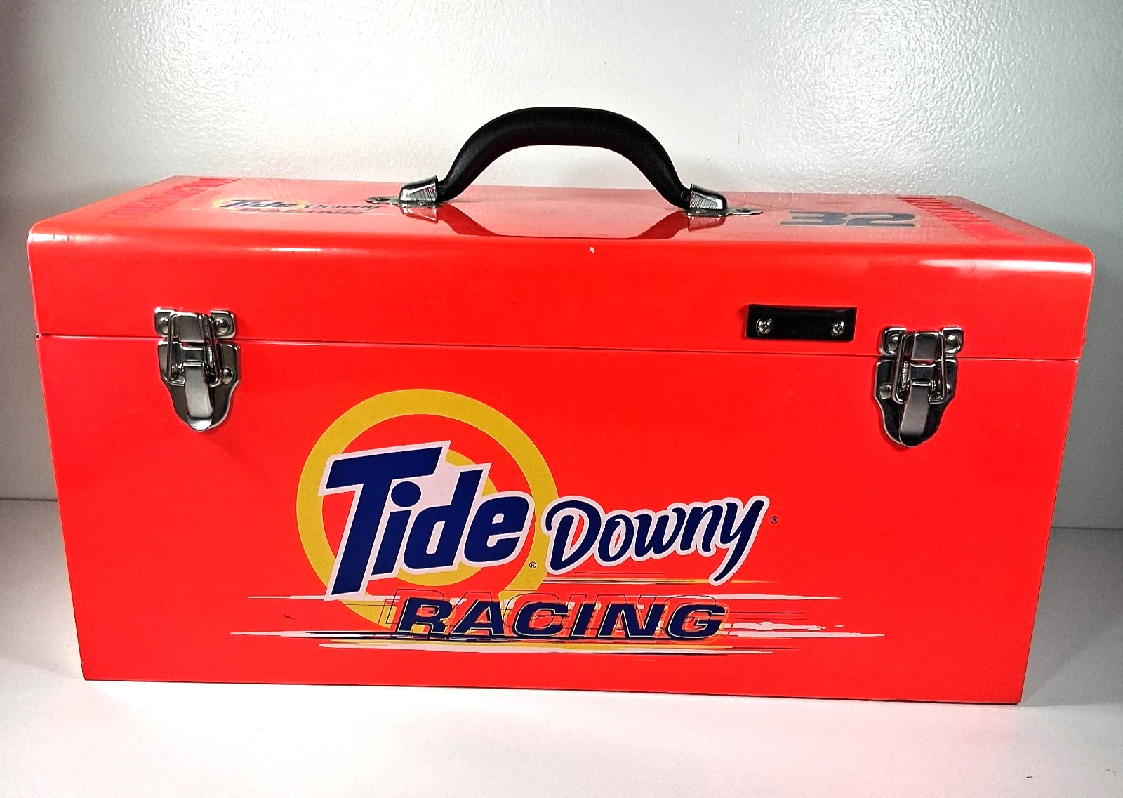 NOS Rare Tide Downey Racing 32 Tool Box BBQ Grill Orange 20"
