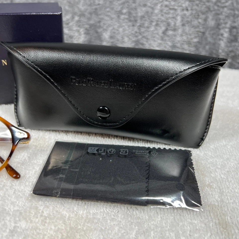 Marco de gafas Polo Ralph Lauren para hombre redondo PH2260 6089 rojo brillante Habana nuevo Foto 2 de 4