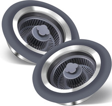 3 in 1 Kitchen Sink Stopper with Strainer Basket, Stainless Steel Anti-Clogging