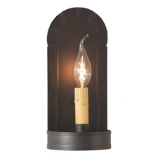 Metal Fireplace Sconce USA HANDCRAFTED Fixture in  Kettle Black