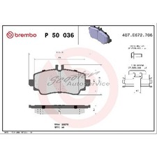 Brembo Bremsbelagsatz Scheibenbremse vorne z.B. für Mercedes A W168 1684201220 Brembo Bremsbelagsatz Scheibenbremse vorne z.B. für Mercedes A W168 1684201220