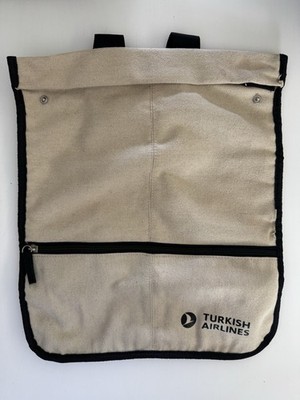 Canvas Back Bag Economy Turkish Airlines Lot Of 2 New Free Shipping