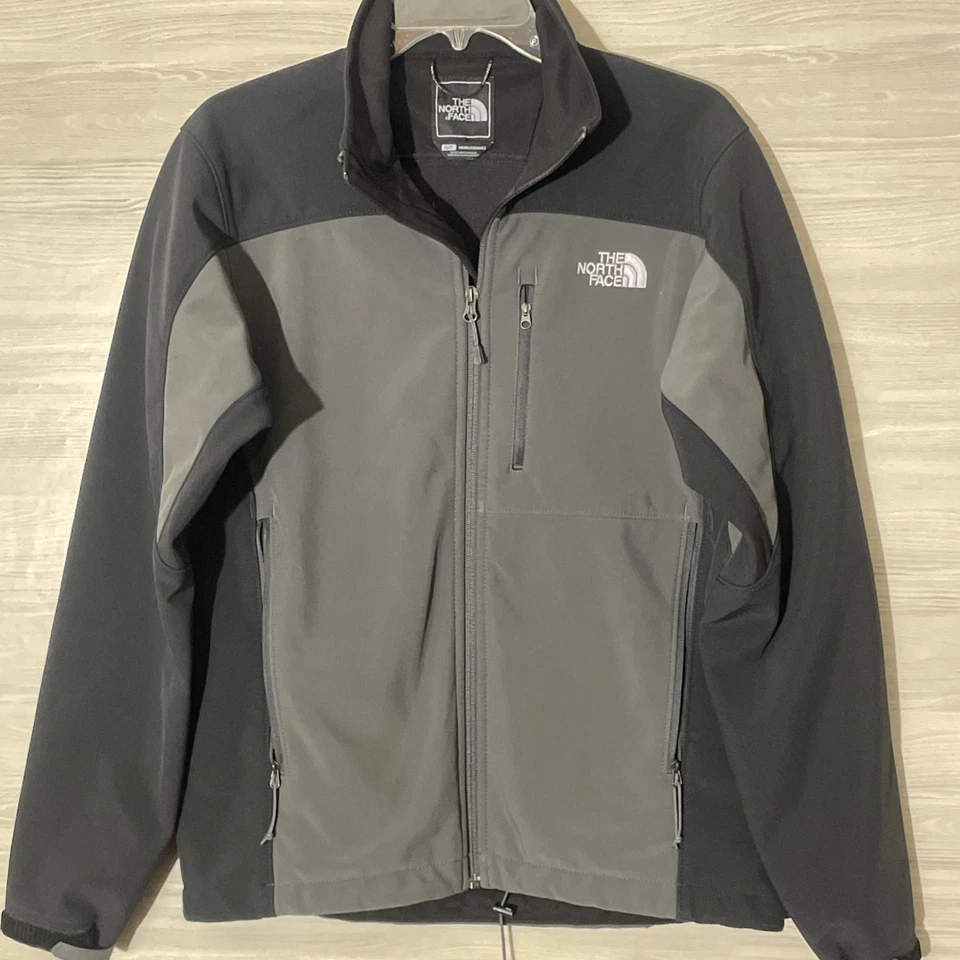 The North Face Apex Bionic 2 Gray Softshell Jacket Mens Full Zip Gorpcore Sz S - Image 2 of 4