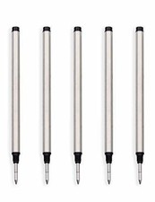 Set of 10 Montblanc Refills for Rollerball Refills, Black, M, Medium, 01 2b5c29