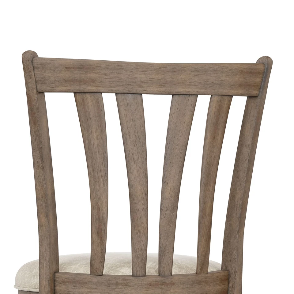 Hillsdale Savana Taburete Giratorio Altura Contador, 29.5" Alto, Marrón Gris Foto 3 de 4