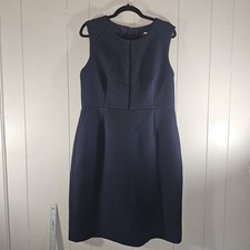 Navy Blue Sleeveless Dress Jcrew