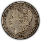1885-S $1 Morgan Silver Dollar - XF - SKU-D7500
