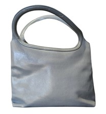 Nina Ricci Leather  Hobo Bag In Pale Blue-Gre...