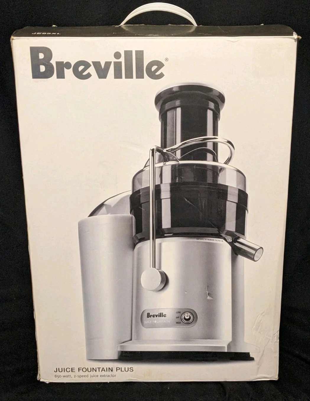 Breville Juice Fountain Plus Professional Juice Extractor, 2 Speed, 850W, JE95XL