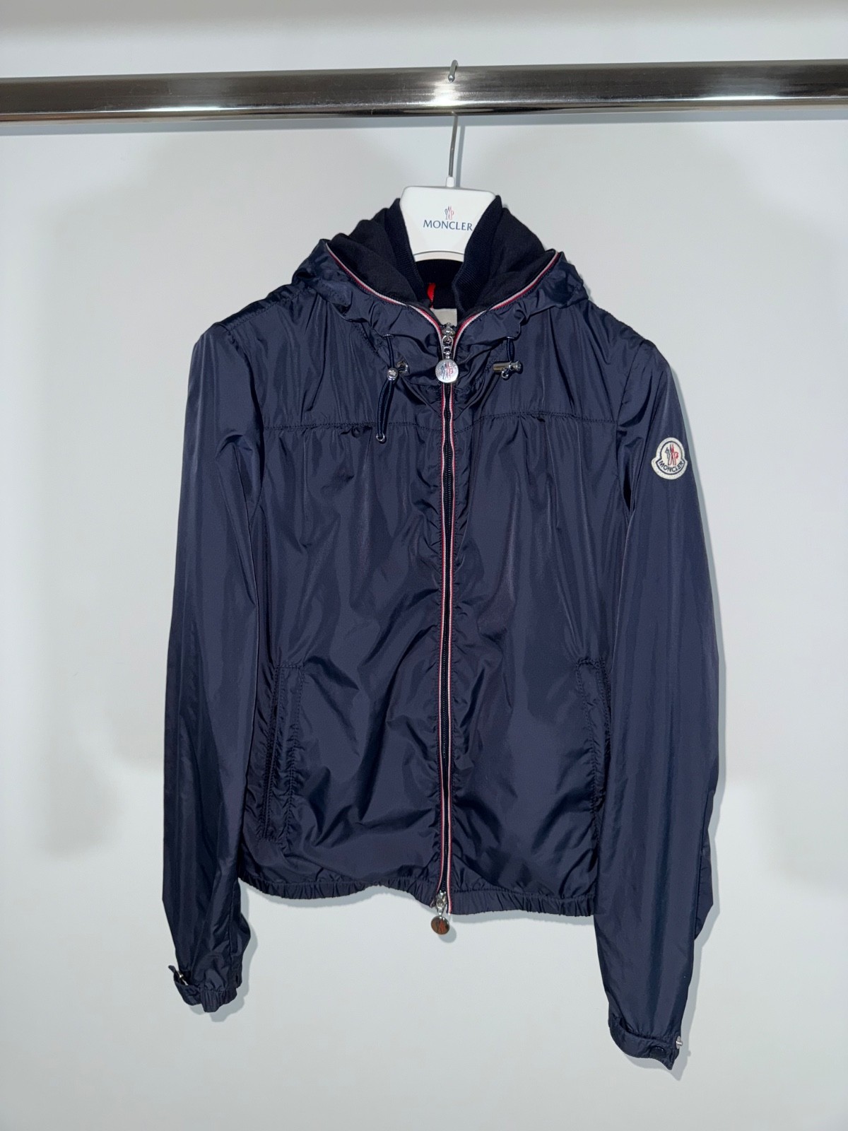 Moncler Women's Jacket Meslet Size 1 (XS/S) Navy Blue