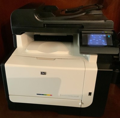 HP Laser Jet Pro CM1415fnw color MFP Printer Wireless Wi-Fi, USB, or Ethernet 