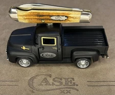Case XX Engraved Toy Truck Knife Stand W/Magnet. Knife Not Included.