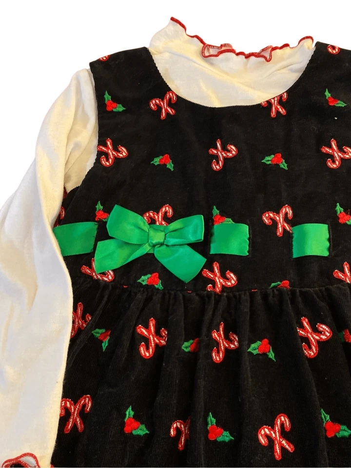 NWOT blueberi boulevard two-piece Christmas holiday dress set size 6 - Image 3 of 4