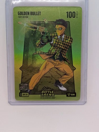 Bo Jackson Battle Arena Golden Bullet Matthew Golden Green Glow Battlefoil