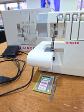 SINGER 14SH754 Electric Household Overlocker Sewing Machine, Portable Serging