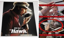 Will Ferrell signed "THE HAWK" 11x14 Photo EXACT PROOF b AUTO Lonnie Hawkins COA