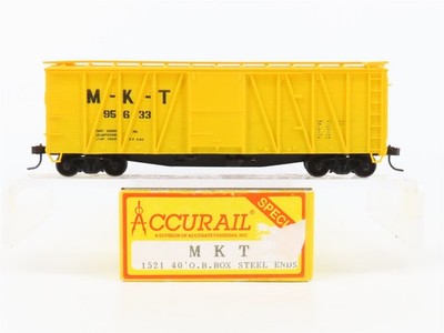 HO Scale Accurail 1521 MKT Missouri-Kansas-Texas 40' OB Wood Box Car #95633