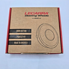 Lecarra 3720 Mark 10 Billet Aluminum Horn Button Polished Groovy Logo Lecarra 3720 Mark 10 Billet Aluminum Horn Button Polished Groovy Logo