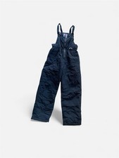 Vtg New Legend Snow Pants Womens Medium Black Insulated Bib Overalls Ski Retro