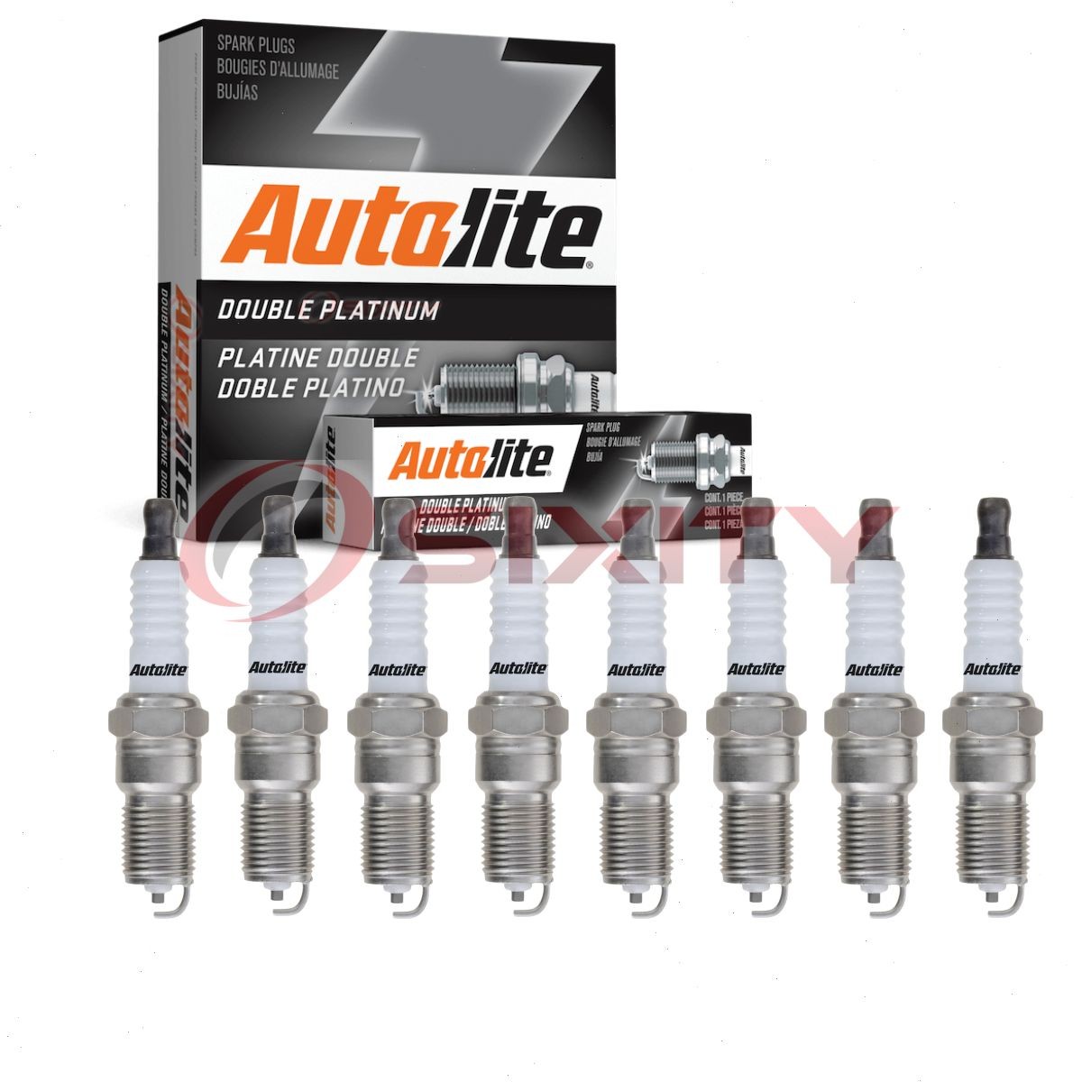 8 pc Autolite Double Platinum APP5245 Spark Plugs for 8123 7015 41-805 1209 dq