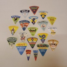 Job Lot 20 x Vintage Cheese Labels