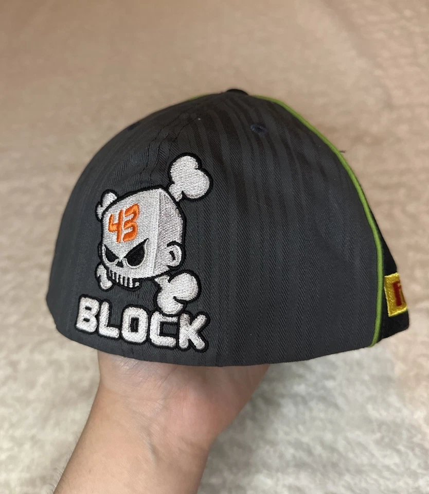 DC SHOES RARE SAMPLE HAT Monster Ken Block 43 Ford Pirelli Hat FlexFit L/XL - Image 4 of 4