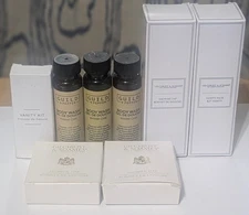 💎 Gilchrist & Soames - Guild + Pepper Body Wash, Shower Cap, Vanity Kit 💎