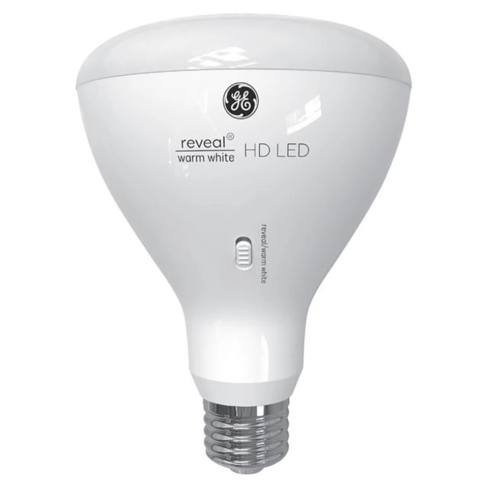 GE 65W Color Select BR30 LED Indoor Floodlight Bulb Warm White Dimmable - Image 2 of 2