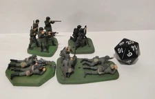 Handpainted 1/72 German Soldiers by Zvesda Lot of 4 Different Groups