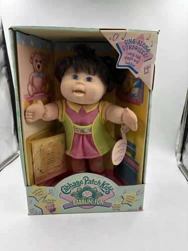 Vintage 1998 Babblin' Fun Cabbage Patch Kid Doll - NIB