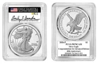 2026-P PROOF SILVER EAGLE PCGS PR70 DCAM CONGRATULATIONS SET ADVANCE REL DAMSTRA