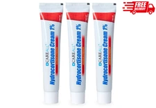 Hydrocortisone cream 1, 3oz Tube (Pack of 3), Maximum Strength Anti-Itch Cream