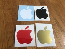 APPLE AUTOCOLLANT STICKER VINYLE- 3.5  CM PAR 4.6 CM