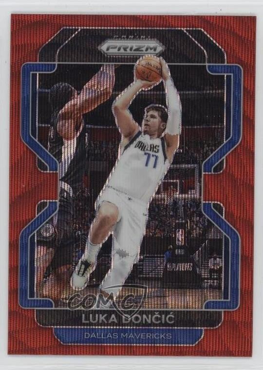 2021-22 Panini Prizm Ruby Wave Prizm Luka Doncic #223 0tk7