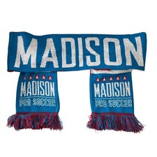 Madison Wisc Knitted Winter Scarf "Pro Soccer" Fan Breese Stevens Field Acrylic