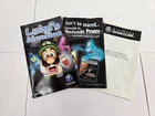 Luigi's Mansion (Nintendo Gamecube, 2001) Manual & Inserts Only