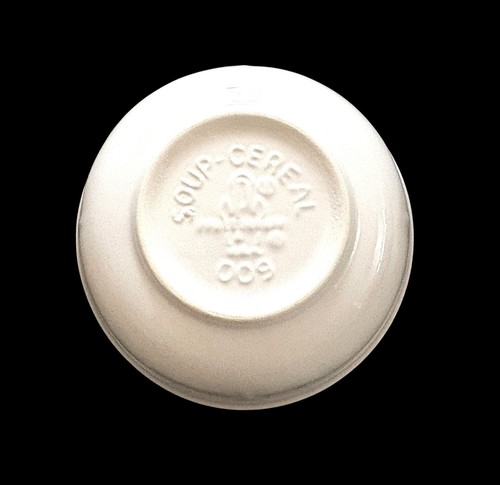 Set Of 4 Pfaltzgraff Gazebo White 6" Soup Cereal Bowls USA Mark Excellent - Picture 7 of 7