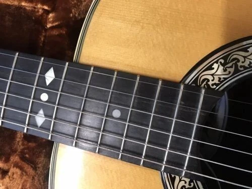 Ovation Folklore 1614 acoustic 12 fret guitar made in USA 1981 excellent w/ case - Picture 3 of 12