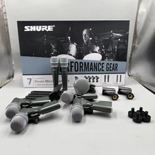 New DMK7 BAND Drum Microphone Professional Kit w/ Mounts & Cables