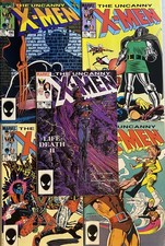 Uncanny X-Men #192, 195, 196, 197, 198 Fine/Very Fine to VF/NM 1985 Marvel