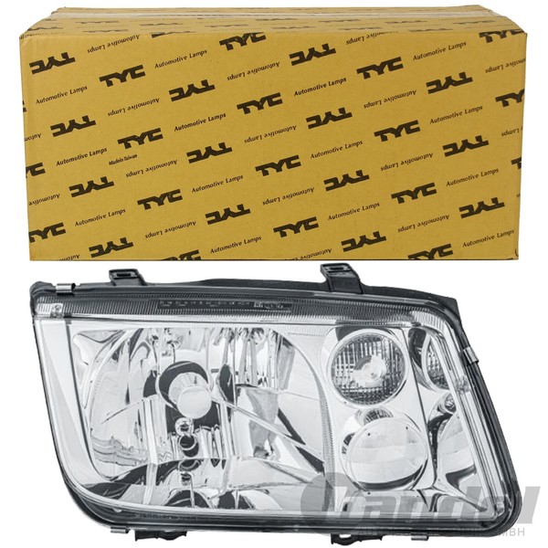 Tyc Hauptscheinwerfer H4 Rechts Passend FüR Vw Bora I 1.4 - 2.8 Tdi 4MOTION-image