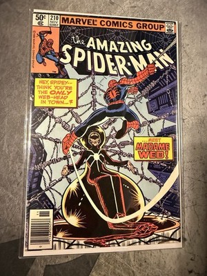 Marvel Comics the Amazing Spider-Man #210 (1980) First Madame Web Appearance
