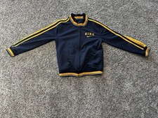 Vintage Nike Track Jacket Windbreaker Blue and Yellow Kids Size 7