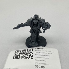 Warhammer 40,000 Leviathan Librarian in Terminator Armour FAU-24