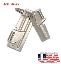 3 Pieces P38  P51 Can Openers w/Key Ring US Army Issue