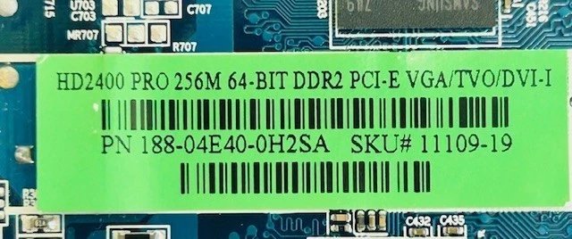 256MB Sapphire ATi Radeon HD2400 DVI / VGA / Video-Out PCI-e Graphics Video Card - Image 2 of 4