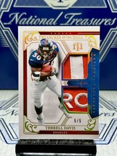 2025 National Treasures Terrell Davis Gold Treasures of the Hall,SSP/5, HOF🏆🔥